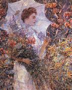 Robert Reid The White Parasol oil painting artist